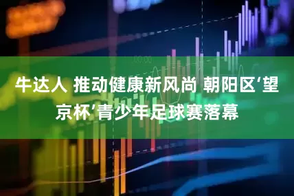 牛达人 推动健康新风尚 朝阳区‘望京杯’青少年足球赛落幕