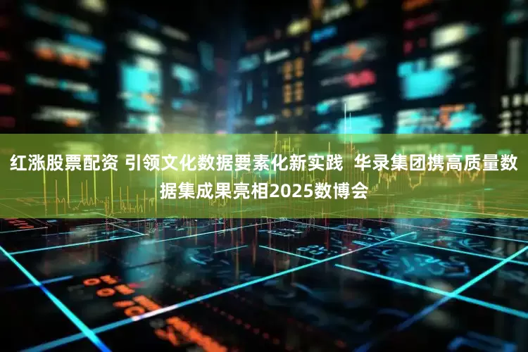 红涨股票配资 引领文化数据要素化新实践  华录集团携高质量数据集成果亮相2025数博会